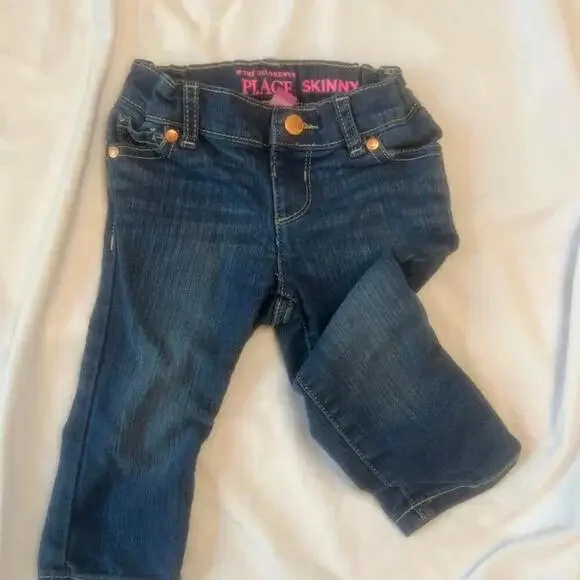 Childrens Place Skinny Jeans for Girls - Trendy Denim Look - Picture 2 of 4